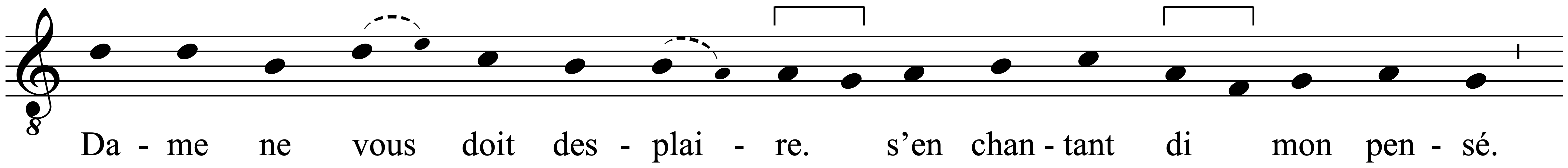 Work musical notation